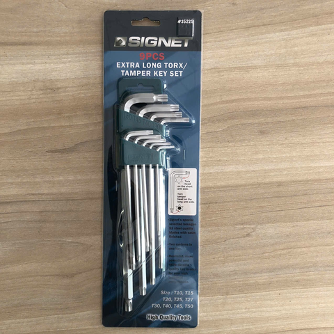 Bộ lục giác hoa thị dài 9 chi tiết SIGNET 35225