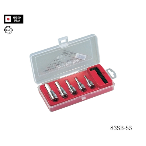 Bộ tuýp lục giác EIGHT 83SB-S5 Nhật Bản