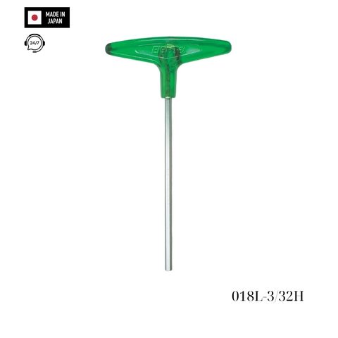 Lục giác chữ T hệ inch loại dài EIGHT 018L-3/32H Nhật Bản
