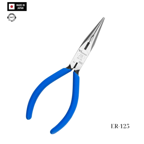 Kìm mũi nhọn dài 125mm Tsunoda ER-125 Nhật Bản
