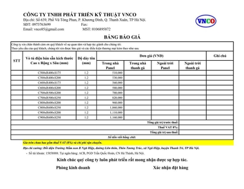 Vỏ tủ điện bán sẵn