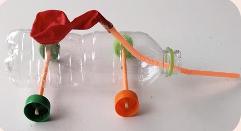 Xe phản lực – Học liệu thực hành STEM