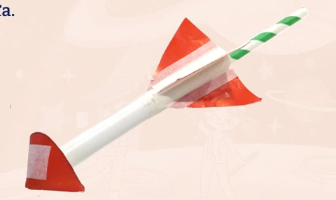 Tên lửa giấy – Học liệu thực hành STEM