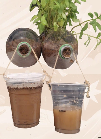 Mô hình thí nghiệm hạn chế xói mòn đất – Học liệu thực hành STEM