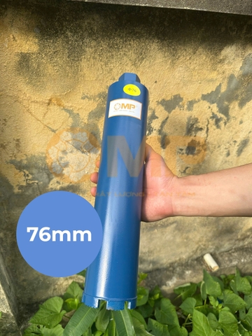 Mũi Khoan Rút Lõi Bê Tông 76mm