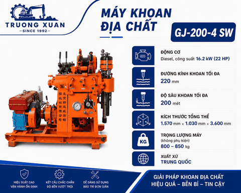 Máy khoan GJ-200-4 SW