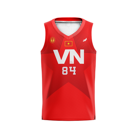 [Hàng đặt trước] Áo Jersey tập – Đội Tuyển Quốc Gia Bóng Rổ Việt Nam SG33