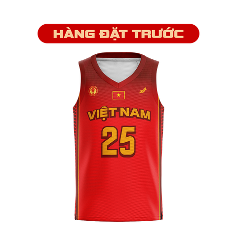 [Hàng đặt trước] Áo Jersey 5x5 – Đội Tuyển Quốc Gia Bóng Rổ Việt Nam SG33
