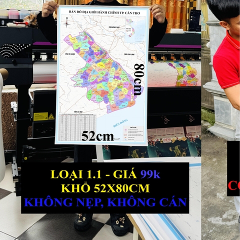 Bản Đồ TP Cần Thơ (Sóc Trăng, Hậu Giang và TP Cần Thơ) cập nhật 2026 có cả tên xã phường mới và cũ chi tiết