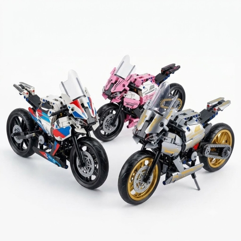 Đồ Chơi Lắp Ráp Mô Hình Xe Moto