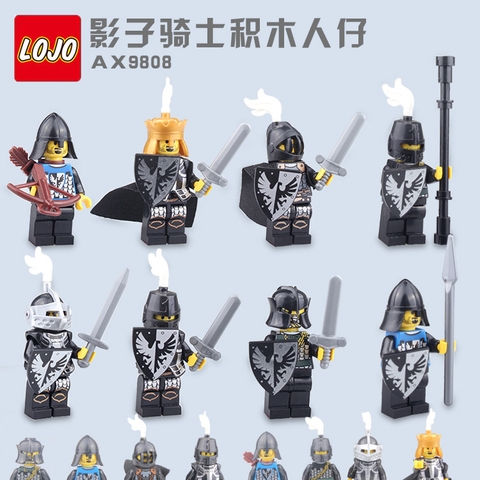 Đồ Chơi Lắp Ráp Trung Cổ Minifigure Rồng Đen