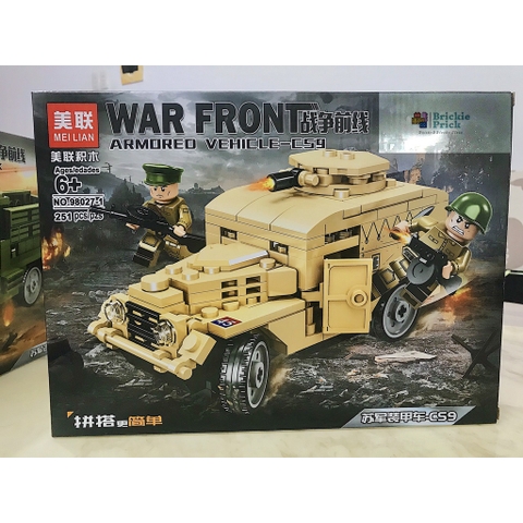 Non Lego Army xe chiến đấu quân sự - Lego lắp ráp xe chiến quân sự - BRICKIE PRICK