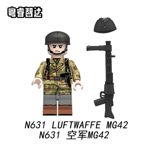Đồ Chơi Lắp Ráp Mô Hình Nhân Vật Quân Đội N629 - N632