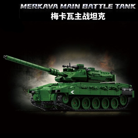 Đồ Chơi Lắp Ráp Mô Hình Xe Tăng Merkava - 1023 mảnh ghép