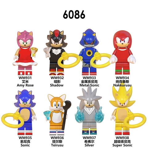 Đồ Chơi Lắp Ráp Mô Hình Minifigure Các Nhân Vật Hoạt Hình Sonic