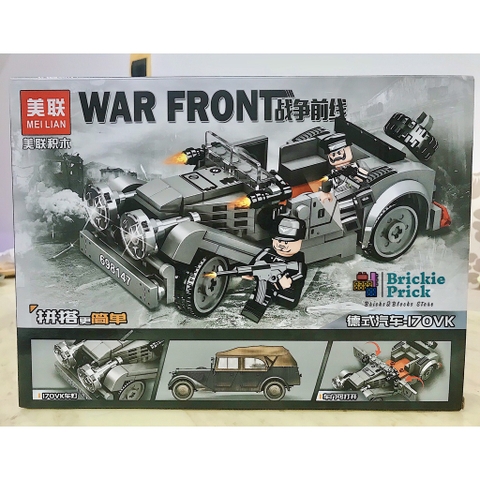Non Lego Army xe chiến đấu quân sự - Lego lắp ráp xe chiến quân sự - BRICKIE PRICK