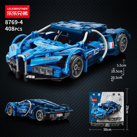 Đồ Chơi Lắp Ráp Mô Hình Xe Đua Cyber Punk Tỉ Lệ 1:14, 1:18, 1:20 Chạy Được Kéo Thả