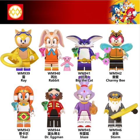 Đồ Chơi Lắp Ráp Mô Hình Minifigure Các Nhân Vật Hoạt Hình Sonic