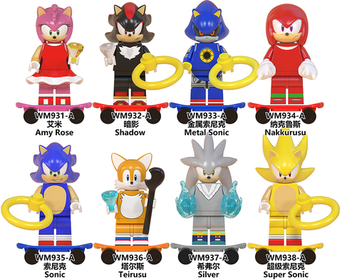 Đồ Chơi Lắp Ráp Mô Hình Minifigure Các Nhân Vật Hoạt Hình Sonic