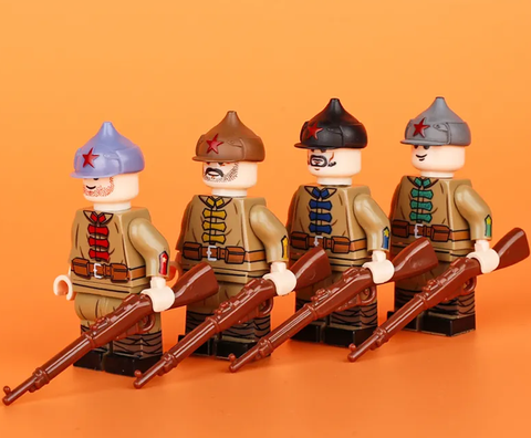 Đồ Chơi Lắp Ráp Minifigure Nhân Vật Lính Nga WW1