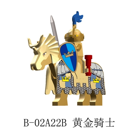 Đồ Chơi Lắp Ráp Minifigure Kỵ Sĩ Trung Cổ