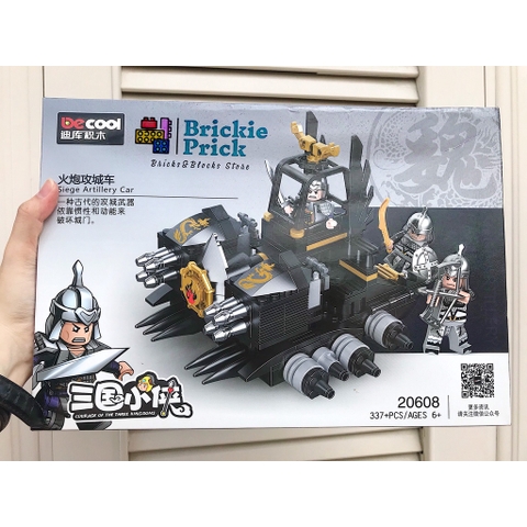 Non - Lego Thành Phố -  Lego Xe Chiến Tam Quốc - Đồ Chơi Lắp Ráp - Brickie Prick
