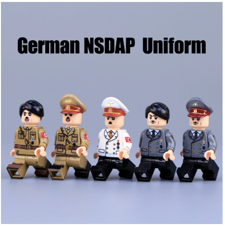 Đồ Chơi Lắp Ráp Mô Hình Nhân Vật Anh Họa Sĩ WW2 in 4 mặt