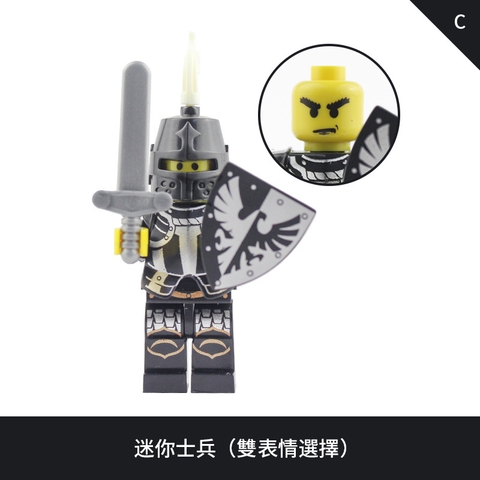 Đồ Chơi Lắp Ráp Trung Cổ Minifigure Rồng Đen