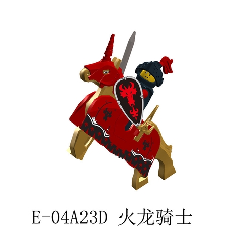 Đồ Chơi Lắp Ráp Minifigure Kỵ Sĩ Trung Cổ