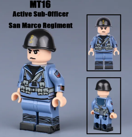 Đồ Chơi Lắp Ráp Minifigure Army Quân Đội Ý WW2