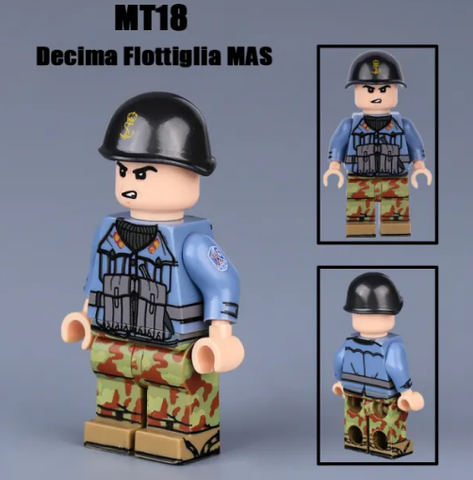 Đồ Chơi Lắp Ráp Minifigure Army Quân Đội Ý WW2