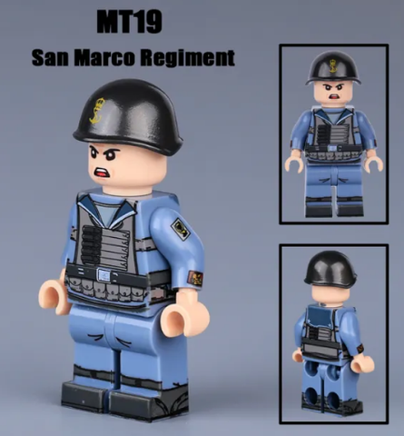 Đồ Chơi Lắp Ráp Minifigure Army Quân Đội Ý WW2