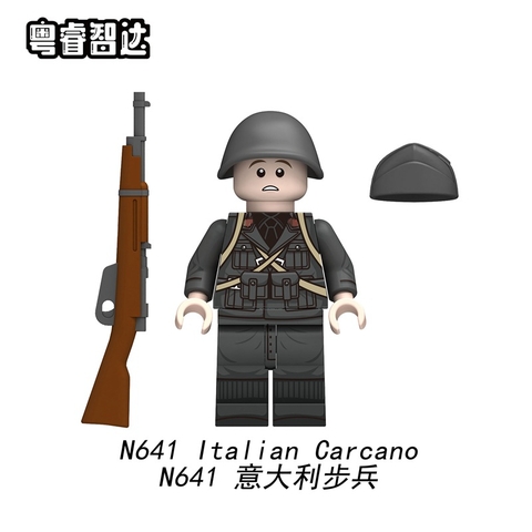 Đồ Chơi Lắp Ráp Mô Hình Nhân Vật Người Lính Các Nước Thế Chiến 2 WW2 Đức Anh Pháp Ý....