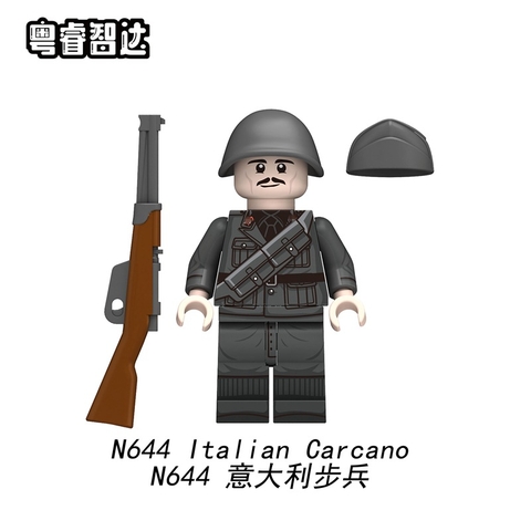 Đồ Chơi Lắp Ráp Mô Hình Nhân Vật Người Lính Các Nước Thế Chiến 2 WW2 Đức Anh Pháp Ý....