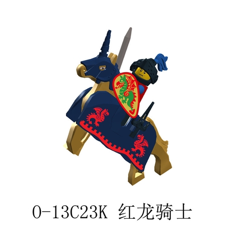 Đồ Chơi Lắp Ráp Minifigure Kỵ Sĩ Trung Cổ