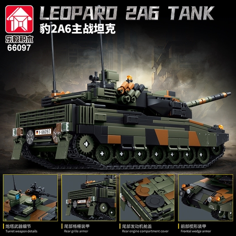 Đồ Chơi Lắp Ráp Xe Tăng Chủ Lực Leopard 2A6 Tank