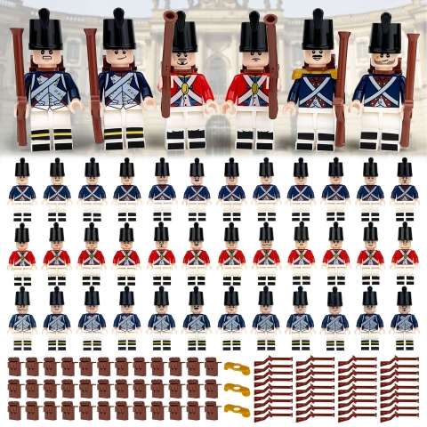 (Set 12 Con) Đồ Chơi Lắp Ráp Minifigure Hải Quân Full Phụ Kiện