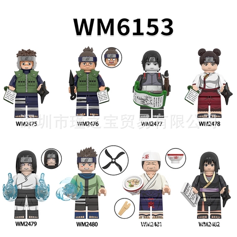 Đồ Chơi Lắp Ráp Nhân Vật Anime Naruto WM2475- WM2482