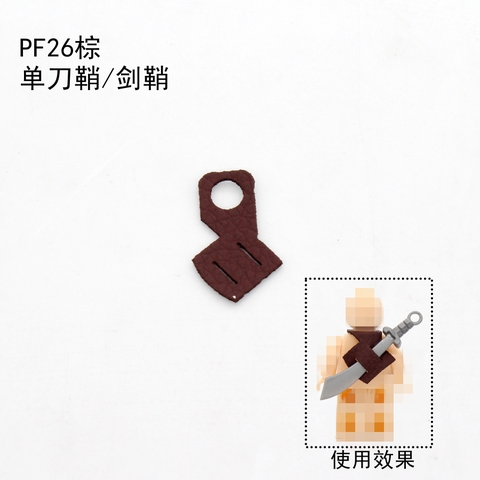 Set 5 phụ kiện mô hình túi đeo cho nhân vật chủ đề lắp ráp trung cổ, hiệp sĩ