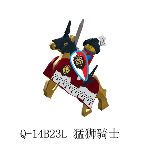 Đồ Chơi Lắp Ráp Minifigure Kỵ Sĩ Trung Cổ