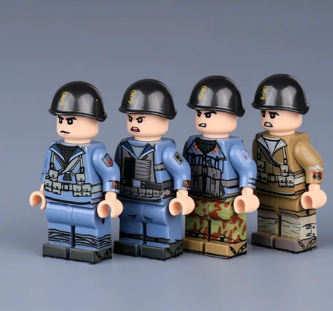 Đồ Chơi Lắp Ráp Minifigure Army Quân Đội Ý WW2