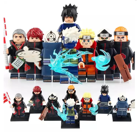 Đồ Chơi Lắp Ráp Minifigure Mô Hình Các Nhân Vật Phim Hoạt Hình Naruto Madara Sasuke Itachi Kakashi