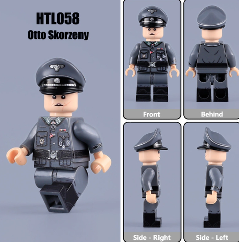 Đồ Chơi Lắp Ráp Mô Hình Nhân Vật Chiến Binh Otto Skorzeny