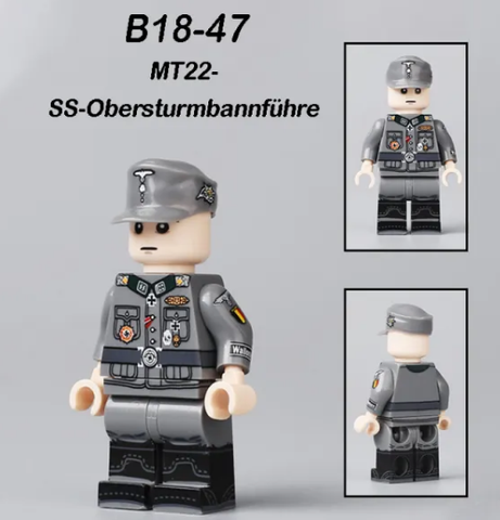 Đồ Chơi Lắp Ráp Army Mô Hình Nhân Vật Minifigure Quân Đoàn Miền Núi Đức