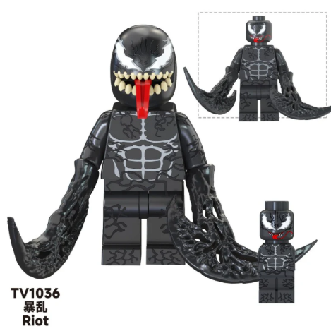 Đồ Chơi Lắp Ráp Mô Hình Các Nhân Vật Siêu Anh Hùng Tv2605 wolverine, omni man, riot, deadpool