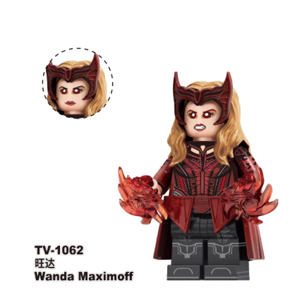 Đồ Chơi Lắp Ráp Mô Hình Nhân Vật Siêu Anh Hùng Set TV6208 Moon Knight, Wanda, Doctor Strange, Magneto,...