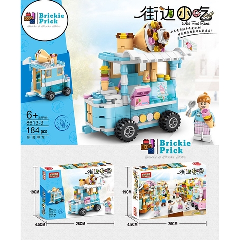 Đồ Chơi Lắp Ráp Mô Hình Thành Phố - Đồ Chơi Lắp Ráp Xe Bán Hàng Rong - Brickie Prick