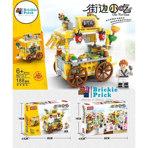 Đồ Chơi Lắp Ráp Mô Hình Thành Phố - Đồ Chơi Lắp Ráp Xe Bán Hàng Rong - Brickie Prick