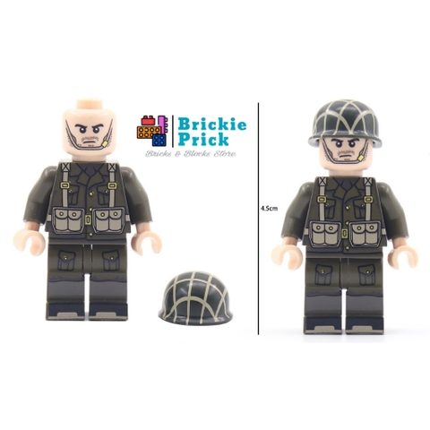 Đồ chơi lắp ráp Army - Minifigure Lính WW2 - Đồ Chơi Lắp Ráp - Brickie Prick