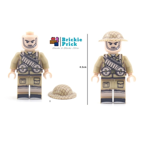 Đồ chơi lắp ráp Army - Minifigure Lính WW2 - Đồ Chơi Lắp Ráp - Brickie Prick